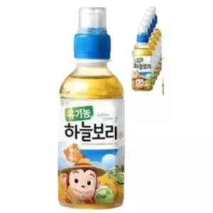 웅진 유기농 하늘보리차 200ml 24개