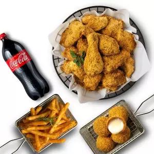 [bhc] 뿌링클+케이준프라이+뿌링치즈볼+콜라1.25L