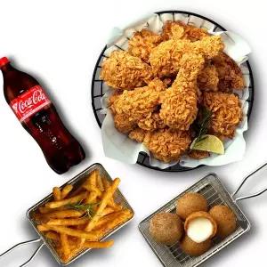 [bhc] 후라이드+케이준프라이+치즈볼+콜라1.25L