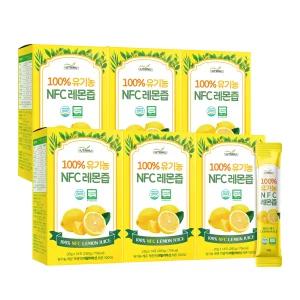 뉴트리너스 100% 유기농 NFC 레몬즙 (20g x 14포) 6박스