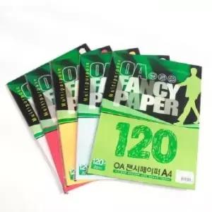 OA팬시페이퍼 120g20매 색상지 색복사지 레포트
