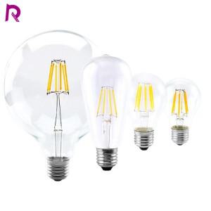 LED 캔들 전구 E14 C35 빈티지 램프 E27 G45 A60 ST64 G80 G95 G125 AC220V 글로브 2W 4W 6W 8W 필라멘트