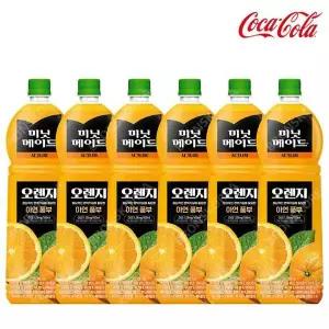 [셀러허브]코카콜라 미닛메이드 시그니처 오렌지 1.5L X 6펫 (S11845843)