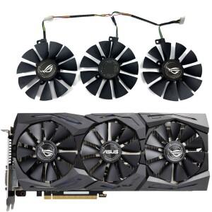 1SET 6PIN ROG-STRIX-GTX1070-O8G-GAMING GPU 팬 ASUS ROG-STRIX-GTX 1080 1060 게이밍 비디오 카드 냉각