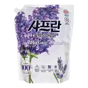 엘지생활건강 엘지 샤프란 섬유유연제 리필 릴렉싱 아로마 1.6L x 1개 386775Moony