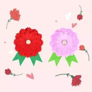 카네이션 뱃지 DIY 어버이날 스승의날 감사 선물