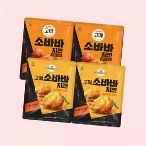 고메 CJ 소바바치킨 순살 4봉 소이허니2+양념2 4524579