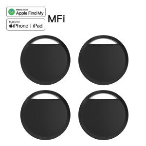 12 4 개 수하물 IOS MFi 키 파인더 용 내 Bluetooth GPS 트래커 찾기를 통해 apple 호환 Airtag 교체 분실