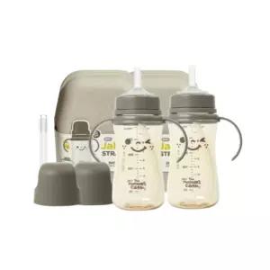 마더스콘 유아컵 어린이집 준비물 빨대컵 세트 300ml BNS