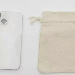 ( )린넨 더스트백 10X14cm 린넨파우치 주머니파우치