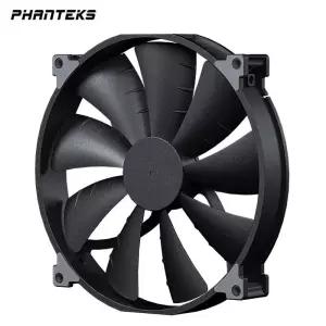 PHEKS F200SP 블랙 높은 풍량 컴퓨터 케이스 선풍기 200mm 4 핀 PWM 저소음 냉각 FDB 유압 링