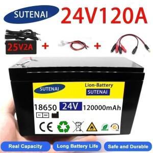 24v 120A 리튬 이온 18650 배터리 전기 자동차 팩 21V- 35Ah 내장 BMS 고전류