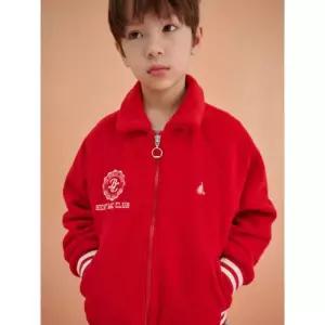 빈폴 키즈 여아 플리스 칼라 야구점퍼 레드 BI5141G016 G 4703968