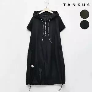 [롯데백화점]탱커스 후드넥 롱 스트랩 밴딩 원피스 (TU1OP007L0_)