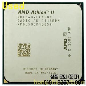중고 AMD Athlon II X4 640 3GHz 쿼드 코어 CPU 프로세서 ADX640WFK42GM 소켓