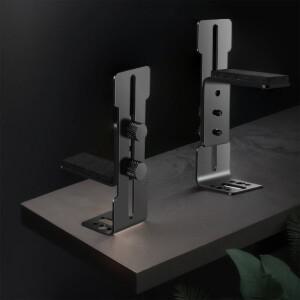 TEUCER VC-5 섀시 팬 위치 GPU 지원 프레임 스테인레스 스틸 비디오 카드 브래킷 RTX 4090 처짐 방지
