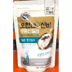 오복소금 백설 오천년의신비 천일염 중간입자 500g