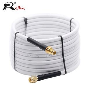 1M 2M 5M SMA 남성-SMA 남성 RG58 50ohm 동축 케이블 플러그 WiFi 안테나 연장 커넥터 어댑터 피그 테일