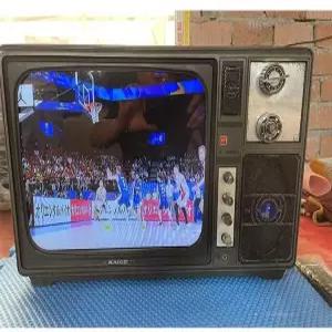 아날로그 tv 레트로 송출기 브라운관 17인치 14인치 카드 빈티지 탁상용