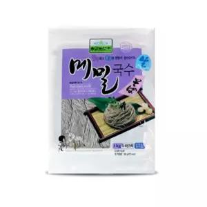 (익일발송) 업소용 대용량 칠갑농산 생메밀면 1kg 모밀 소바 별미 여름