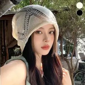 여름비니 뜨개 여성 얇은 남성 시원한 데일리비니