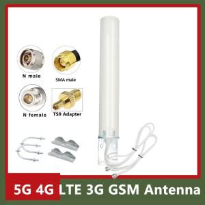 듀얼 케이블 600 ~ 6000Mhz 풀 밴드 5G 4G LTE 3G GSM 야외 IP67 방수 안테나 옴니 와이파이 18dbi 라우터,