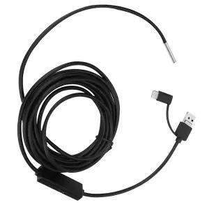 CleerView 39mm HD USBC 안드로이드용 내시경 1280P 방수 보어스코프 카메라 6개의 LED 조명 파이프 검사용