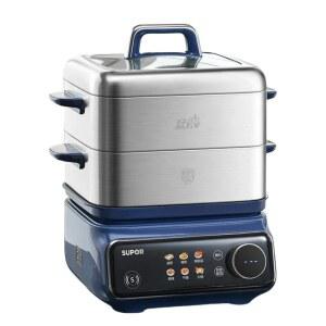 SUPOR 가정용 전기 스티머 탈착식 베이스 다기능 스팀 박스 16L 스테인리스 스틸 2100W 220V