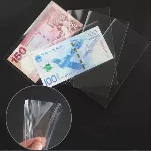 [하프클럽/알티피아]TBZ 지폐홀더 100Pcs 동전 앨범 PVC 종이 돈 코인 수집