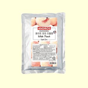 앤드로스 화이트피치 리플잼 1kg 복숭아 과일잼