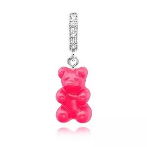 라프리마 크리스탈헤이즈 NOSTALGIA BEAR-COSMOPOLITAN-PAVE CONNECTOR SILVER 여성 참