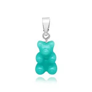 라프리마 크리스탈헤이즈 NOSTALGIA BEAR-MYKONOS BLUE-CLASSIC CONNECTOR SILVER 여성 참