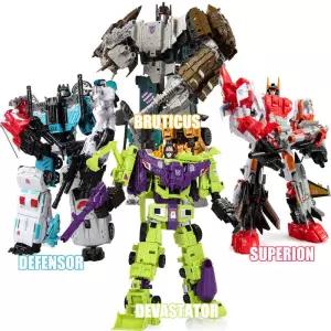 하이즈싱 디펜서 브루티쿠스 슈페리온 데바스테이터 IDW 5IN 6 HZX 30CM 변신 로봇 박스 없음 세트 액션