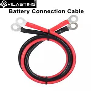 VILASTING 배터리 인버터 케이블 세트 터미널 포함 8/6AWG 연선 구리 코드 태양광 연결선 러그