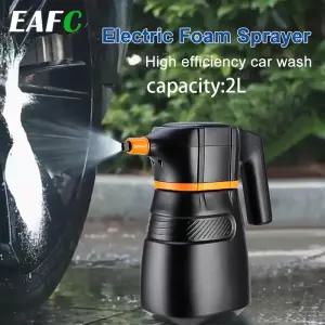 EAFC 자동차 전기 폼 분무기 고효율 세차 휴대용 물뿌리개 2L 정원 가정용