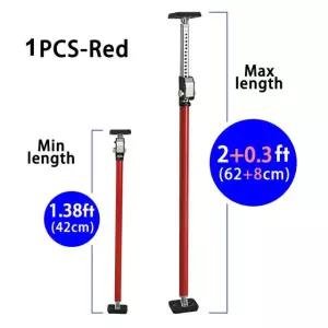 Pcs 지지대 강철 시스템 텔레스코픽 로드 건설 건식 캐비닛 조절식 잭 지지 화물 3rd 42cm pc d