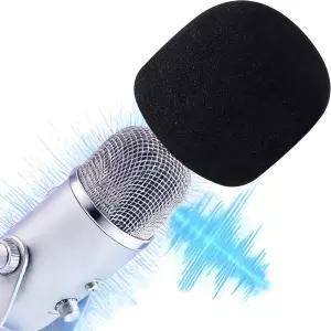 블루 예티 및 프로와 호환되는 마이크 윈드스크린 USB 콘덴서 프로페셔널 팝 필터 폼 커버