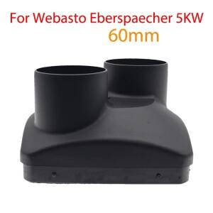 60mm 더블 2 홀 공기 배출구 환기 커버 자동차 트럭용 베바스토 에버스패커 처 5KW 용 에어 디젤 주차 히터