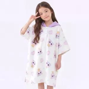티니핑 다이아나핑 퍼퓸 후드 비치가운 / 유아 키즈 목욕 샤워 가운