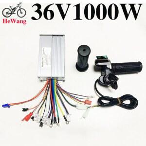 전동 킥보드 컨트롤러 36V 1000W 30A 전기 자전거 브러시리스 모터 장치 LED 디스플레이 스로틀 그립 세트 스쿠터용