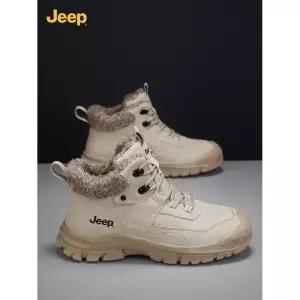 Jeep 지프 겨울 플리스 방한 부츠 남성 워커