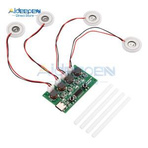 Type-C USB 미니 소형 가습기 DIY 키트 안개 제조기 및 드라이버 회로 기판 4 분무 필름 시트 진동