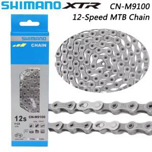 체인교체 시마노 XTR CN M9100 12 단 MTB 자전거 체인 126 링크 산악 자전거용 퀵 HG 부품