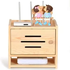 라우터 보관함 박스 벽걸이 WiFi 스탠드 TV 액세서리용 플로팅 월 마운트 선반 브래킷 세트 상단 상자