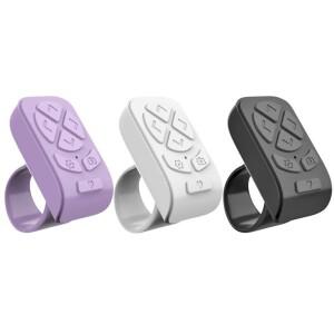 TikTok Bluetooth 원격 제어 손가락 끝 Selfie 비디오 컨트롤러 휴대 휴대폰 용 자동 페이지 터너 탐색