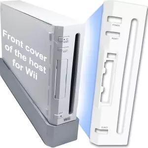 RVL-001 모델과 호환되는 닌텐도 Wii 모션 감지 게임 콘솔용 교체 전면 판 커버에는 SD 카드 도어 및
