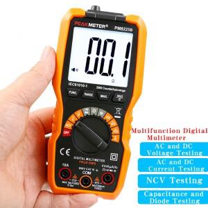 PEAKMETER PM8225B 디지털 멀티미터  고정밀  스마트  화상 방지  가정용 전기 계량기