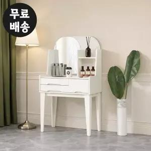 [벤티스가구]디베 수납형 콘솔 화장대 입식 미니 콘솔 슬림 화장대 서랍 어린이 주니어 학생 화이트