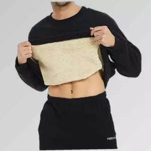 겨울철 이너 퍼안감 라운드 맨투맨 티셔츠 기모