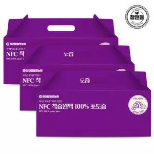 NFC 착즙 100 포도즙 100ml x 30포 3박스